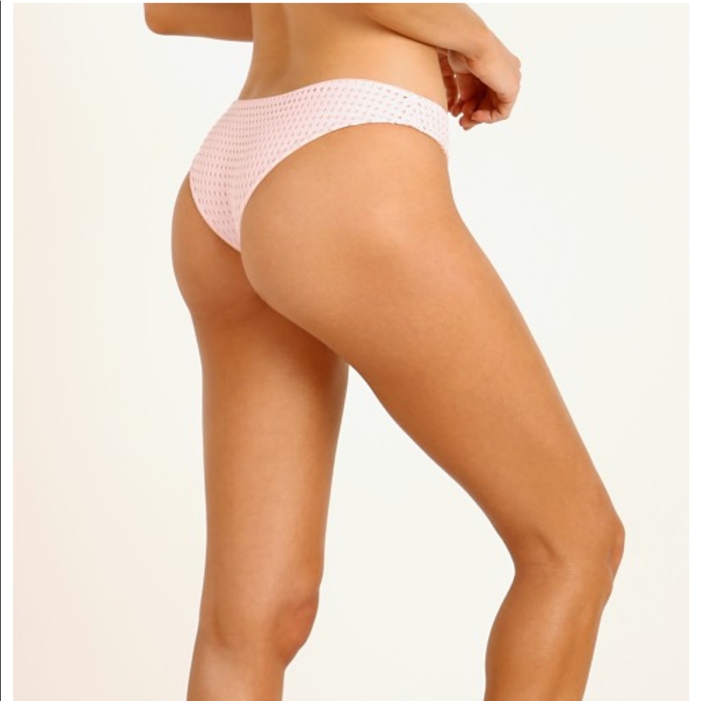 NWT Acacia Makai Mesh Bikini Bottom in Ballerina-L